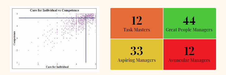 4 types of managers with graph 4 types of managers with graph