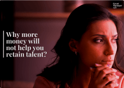 Why more money will not help you retain talent?