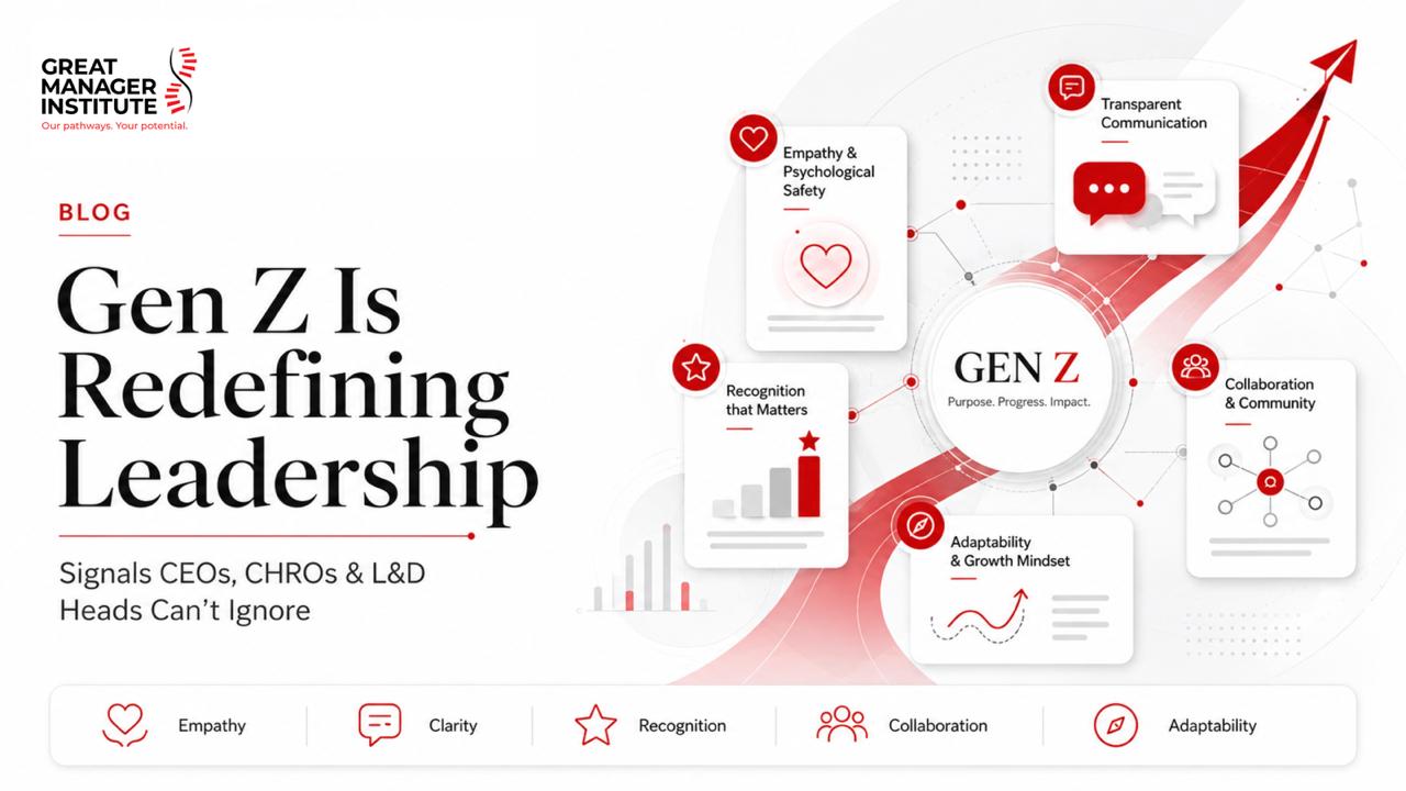 Gen Z Is Redefining Leadership: Signals CEOs, CHROs & L&D Heads Can’t Ignore